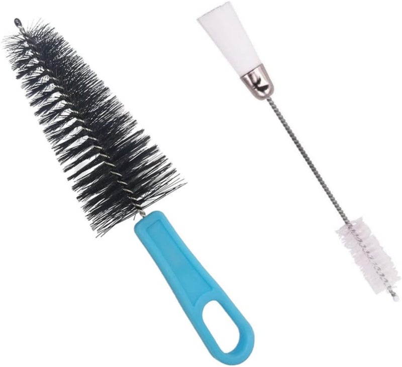 CCeCCe 2 Pack Saxophone Mouthpiece Cleaning Brush Kit Oboe Dust Bristles Cleaner Brushes for Sax Flute Trumpet Clarinet Woodwind Instrument Maintenance Care Tool Accessories - Image 1